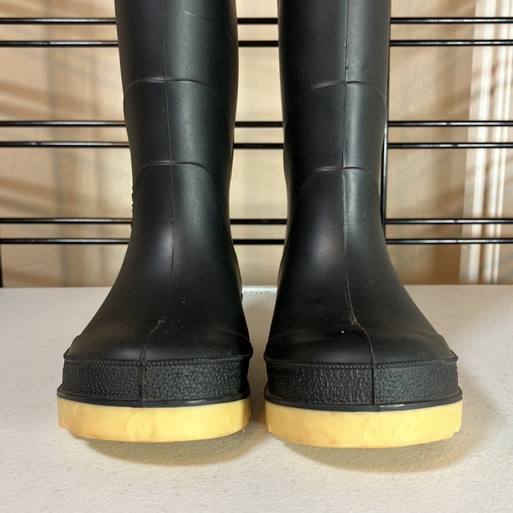EUC Weather Stars by Tingley Black Rubber Boots Size 8 Toddler - Picture 4 of 10